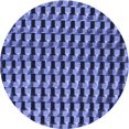 thumbnail image 1 of Ahgly Tapis Rond Lavable en Machine Intérieur Transitionnel Bleu Ciel, 3 Pieds Rond, 1 of 7