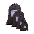 thumbnail image 2 of Vaidha Travel Drawstring Bag Set - 4 Items Great For Organizing Luggage And Packing Reasons, 2 of 6