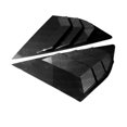 thumbnail image 2 of Rear Window Louvers Car Rear Window Blinds Side Tuyere Louvers Vent for Ford Focus ST RS MK3 Hatchback Carbon Fiber Style, 2 of 7
