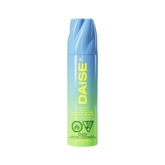 DAISE Foaming Body Wash in Coconut Whip, Ultra Hydrating for Skin, 8.8 oz/250 g