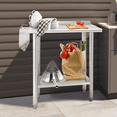 thumbnail image 2 of Garvee Tables de Travail et Postes de Travail Commerciaux 30x24x35 Pouces, Table en Acier Inoxydable Robuste avec Tablette Inférieure Ajustable, Table Utilitaire en Métal pour Garage, Cuisine, Restaurant, 2 of 16