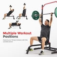 thumbnail image 4 of Sunny Health & Fitness Premium Adjustable Incline Multifunction Weight Bench for Home Gym Strength Training, Sturdy, Durable, and Weight Capacity 520 LB – SF-BH622045, Black, 4 of 6
