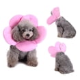 thumbnail image 4 of Clearance! Pet Flower Elizabethan Protective Dog Lick Caught Soft Sponge Adjustable Postoperative Kit for Small and Medium Dog Green L, 4 of 9