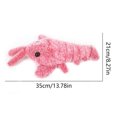 thumbnail image 3 of Binwennn Rocking Lobster Pet Chewing Toy Modeling USB Charging Interactive Pet Toy Cat Enrichment Squeaky for Large Dogs Pug Cute Cat for Real Automatic Dog for Boom Dog Food Rolling Puppy Cat Clothes, 3 of 7
