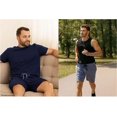 thumbnail image 2 of Hanes Mens Jersey Lounge Drawstring Shorts with Logo Waistband 2-Pack, 4XL, 2 of 7