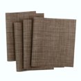 thumbnail image 1 of Unique Bargains 4/6pcs Heat Insulated Placemats Anti-slip Washable PVC Table Mats, 1 of 8