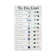 thumbnail image 1 of Clearance! Chore Chart for Adults Boards To Do List Rv Checklist Board Portable Chores Chart for Multiple Detachable Plastic Diy Message Home Travel Planning Reminder Chart One Size Multi-Color, 1 of 9