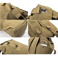 thumbnail image 4 of Military Duffel Bag Top Load Double Strap Canvas Backpack Army Travel (upgrade khaki small), 4 of 6