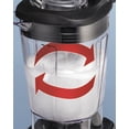 thumbnail image 3 of Hamilton Beach Professional Quiet Shield Blender, 1500 Watts Peak Power, 32oz BPA Free Jar, 4 Programs & Variable Speed Dial for Smoothies, Ice Crush, Puree, Silver (58870), 3 of 8