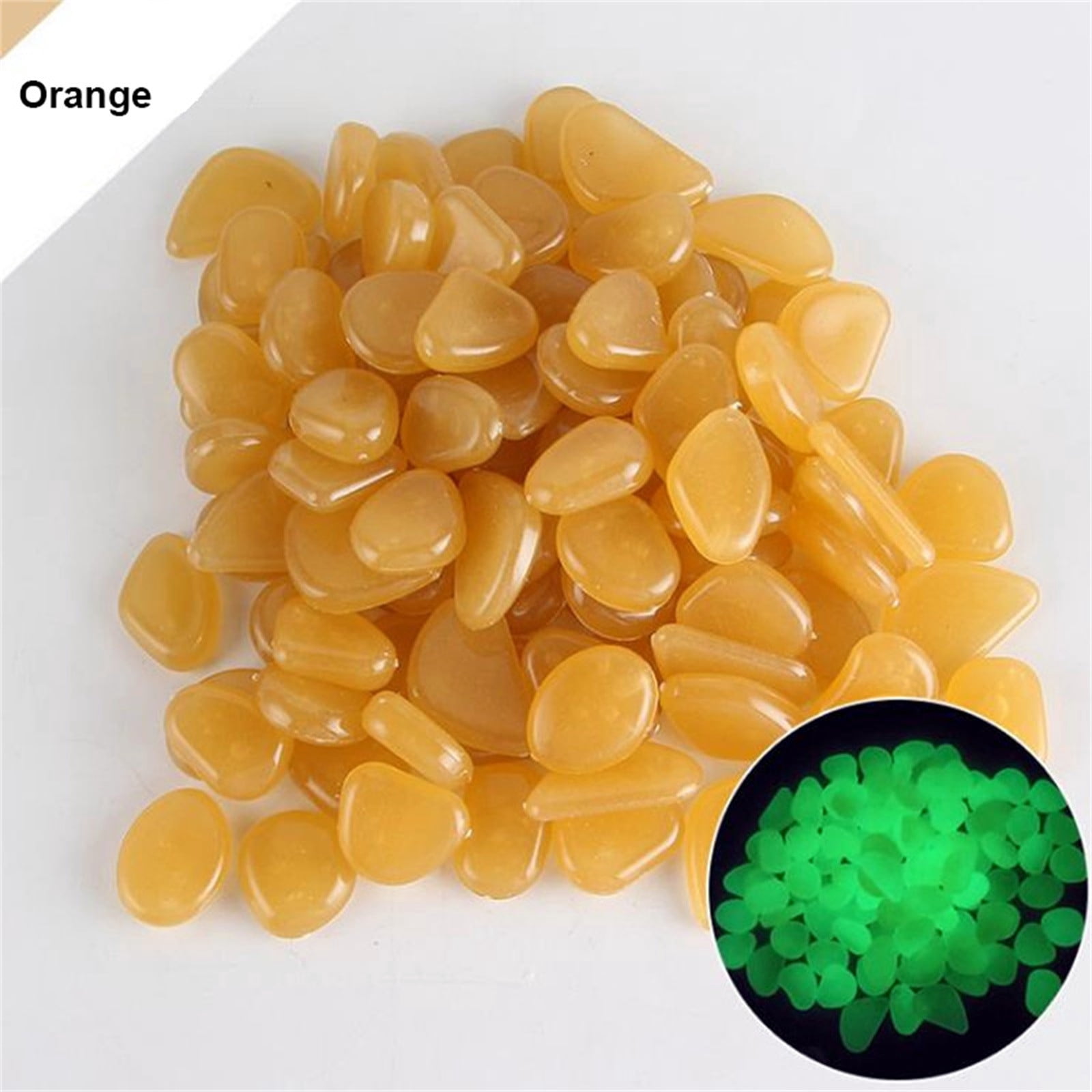Vadktai Glow in The Dark Rocks Outdoor, Glow Rocks for Outdoor Decor, Glow in The Dark Pebbles, Glowing Rocks for Garden, Walkway, Pathway, Yard