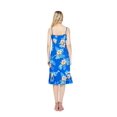 thumbnail image 3 of Hawaii Hangover Robe Sirène Hawaïenne à Volants pour Femme G Hibiscus Bleu, 3 of 5