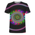 thumbnail image 5 of Birdeem T-Shirt Homme Impression Abstraite 3D Manches Courtes Col Rond Mode Décontracté Quotidien Vacances T-Shirt Haut Blouses, 5 of 5