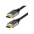 thumbnail image 1 of StarTech.com 16ft (5m) Premium Certified HDMI 2.0 Cable - High-Speed Ultra HD 4K 60Hz HDMI Cable with Ethernet - HDR10, ARC - UHD HDMI Video Cord - For UHD Monitors, TVs, Displays - M/M - Premium High Speed - HDMI cable with Ethernet - HDMI male to HDMI male - 16.4 ft - shielded - gray, black - passive, 4K60Hz (3840 x 2160) support, 1 of 4