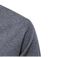 thumbnail image 4 of Yuyuzo Men Golf Shirts Long Sleeve Button Lapel V Neck Pullover Sports Tops Solid Color Patchwork Basic Blouse, 4 of 4