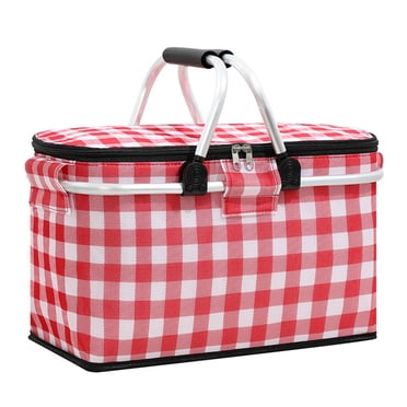 Apmemiss Sac Isotherme Pliable en Liquidation, Glacière Pliante Isolée Sac de Pique-Nique Étanche Souple Sac Isotherme Portable pour Voyage en Plein Air Plage Pique-Nique Camping BBQ Fête