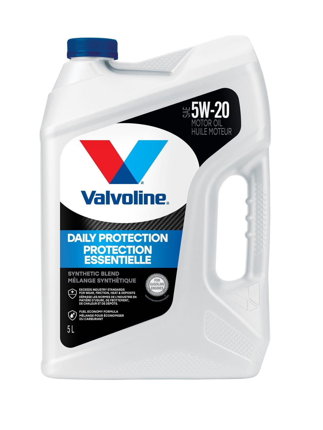 Valvoline Daily Protection 5W20 Synthetic Blend Motor Oil 5L