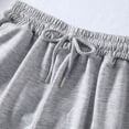thumbnail image 5 of Diufon Womens 3PCS Jogger Shorts Elastic Waist Drawstring Yoga Shorts Solid Color Shorts with Pockets, 5 of 5