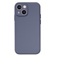 thumbnail image 1 of PANDACO Soft Shell Matte Lavender Grey Case for iPhone 15 Plus, 1 of 3