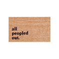 thumbnail image 1 of Easy to Clean Entry Mat Door Mat Front Door Mats Funny Summer Rugs for Front Door Front Door Entrance Mat Door Mats for Entrance, Patio, High Traffic Areas, 16x24 Inch all peopled out, 1 of 8