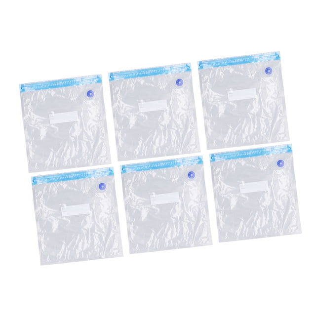 Sac Réutilisable pour Scelleuse sous Vide, 6 Pcs Sac de Rangement sous Vide Sac de Rangement Alimentaire sous Vide Sac de Compression sous Vide Durabilité Prolongée