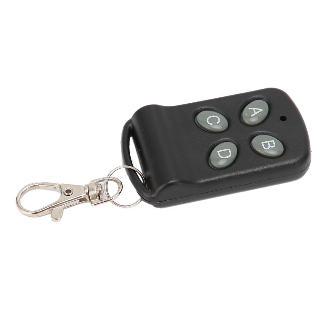 Herwey Télécommande Universelle Sans Fil pour Porte de Garage, Télécommande Clonage Kbhd, Télécommande Duplicateur Sans Fil avec 4 Canaux DC 12V, Télécommande Duplicateur