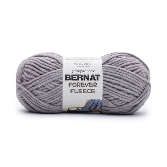 Bernat® Forever Fleece™ Yarn, Polyester #6 Super Bulky, 9.9oz/280g, 194 Yards