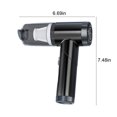 thumbnail image 3 of JWshufel Handheld Car Vacuum Cleaner Portable Vacuum with Strong Suction for Pet Hair and Dust Suit for Car Cleaning Compact Foldable Design Includes USB Cable and Accessories, 3 of 7