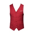 thumbnail image 1 of Gilet de Costume Smoking Formel pour Homme Automne Hiver, Veste Sans Manches, Veste, Pardessus, 1 of 4