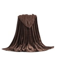 thumbnail image 1 of Pompotops Couverture en Molleton Micro Peluche Super Douce et Chaude Unie Jeté Tapis Canapé Literie Liquidation, 1 of 2