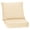 Beige, variant on Gymax 2PCS Deep Seat Chair Cushion Pads Set Indoor Outdoor W/ Rope Belts Grey