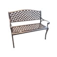 thumbnail image 1 of Patioflare Cast Aluminum Patio Bench, 1 of 5