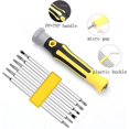 thumbnail image 4 of Screwdriver Set, Screwdriver Household Combination Set, Small Screwdriver Set Suitable for All Kinds of Small Household Appliances(1set, yellow), 4 of 5