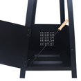 thumbnail image 4 of vidaXL Fire Pit Black 35x35x99 cm Steel, 4 of 5