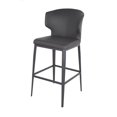thumbnail image 3 of Tabouret de Bar à Dossier Ailé Rembourré de Qualité Contractuelle Cabo (26 Po/29 Po), 3 of 3