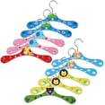 thumbnail image 1 of NUOLUX 10pcs Baby Kids Cartoon Wooden Coat Clothes Pants Hook Hanger Rack Stands (Random Pattern), 1 of 8