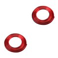 thumbnail image 4 of stanreset 5M Ligne Décoration Intérieure de Voiture Bande Rouge Bord Pointé Panneau de Porte Accessoires Garniture Rouge 2Ensemble, 4 of 6