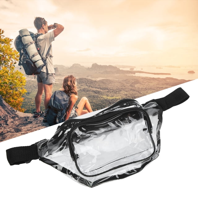 Clear Waist Pack,Clear Fanny Pack Multipurpose Waist Bag for Concerts, Festival, Travel