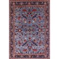 thumbnail image 1 of Ahgly Company Machine Washable Indoor Rectangle Industrial Modern Dark Goldray Area Rugs, 7' x 9', 1 of 7