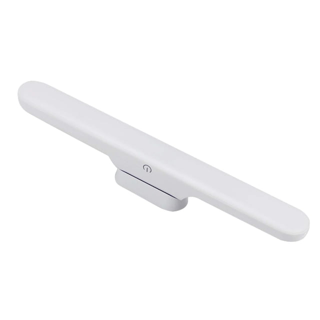 Matoen12 Cordless LED Vanity Mirror Lights, a portable wireless vanity light bar with 3 adjustable color temperatures—warm white, mixed light, and cool white. Features a sleek white design, magnetic wall mount, and press-sensitive button for dimmable brightness control. Ideal for bathroom vanities, closets, and bedside use.