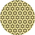 thumbnail image 1 of Ahgly Tapis Rond Lavable en Machine Intérieur Transitionnel Chêne Brun, 7 Pieds Rond, 1 of 7