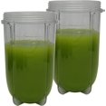 thumbnail image 1 of Replacement Large Cup for Magic Bullet ?Tall Jar Cups and Short Bullet Cup Fits Original Magic Bullet Blender Juicer (2, 16oz Tall Cup), 1 of 4