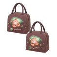 thumbnail image 1 of Oleegame 2 Pcs Sac de Rangement pour Produits à Main Sac Isolé Sac pour Boîte à Lunch Sac à Lunch Chiot Brun (Isolation 3D), 1 of 9