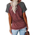 thumbnail image 3 of Betiyuaoe T Shirts T-shirt à Manches Courtes Col Rond à Col Rond et Manches Courtes pour Femme, 3 of 4