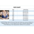 thumbnail image 3 of FhsagQ Bra Plus Size Bras for Women with Underwire Womens No Steel Ring French Womens Front Close Bra T Back Plus Size Seamless Unlined Bra for Large Bust Womens Bras Robe 85B, 3 of 5