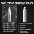thumbnail image 4 of Simpletics Himalayan Sea Salt Spray for Straight & Wavy Hair - All Natural, 5 Ingredient, Texturizing & Volumizing Product - Vanilla Scented - Adds Volume, Texture, Beach Look to Men & Women, 240ml..., 4 of 5