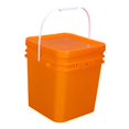 thumbnail image 2 of KLKCMS Square Bucket Portable Paint Pail for Paint Water Garage Arts Crafts Projects 25L, 2 of 9