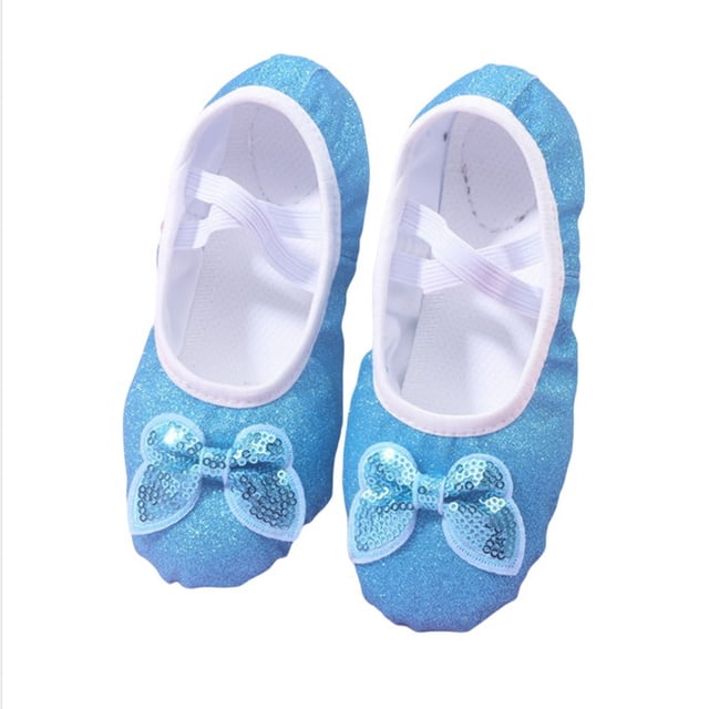 Ballet Slippers Dance Shoes Split Leather Sole For Children And Adults