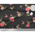 thumbnail image 3 of Soimoi Blue polyester Crepe Fabric polyester Fruits Print Fabric by Yard 52 Inch Wide, 3 of 3