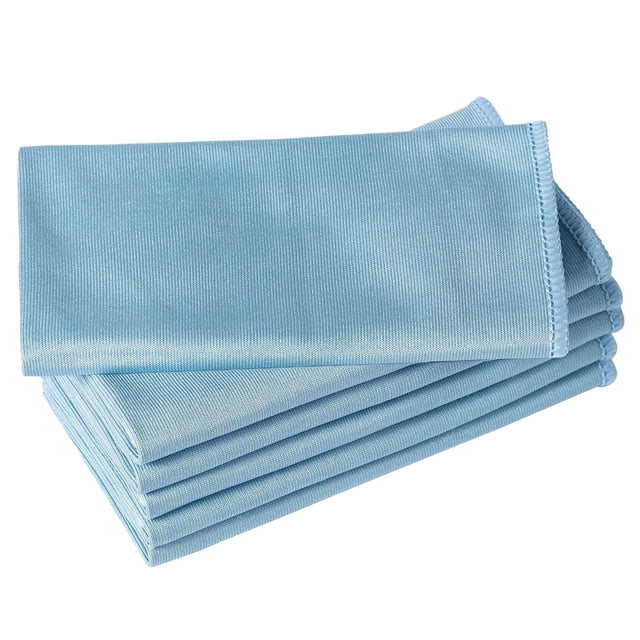 Microfiber Glass Cleaning Cloths Kitchen Absorbent Wipes No Streak Glass Cloths 6 Piece Home Cleaning Set Stainless Steel Cookware Stainless Steel Pan Bottle Filling compatible with Machine 4 Heads