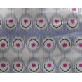 thumbnail image 4 of oneOone Georgette Viscose Fabric Peacock Feather Ikat Print Fabric By Yard 42 Inch Wide, 4 of 4